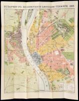 1983 Vegyes térkép tétel, 2 db:
1983 Homolka József: Budapest térképe házszámok megjelölésével és a...