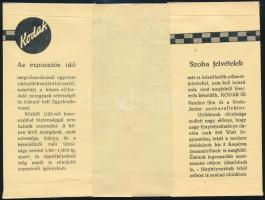 Diebold Foto Sopron fotótartó tasak, Kodak reklámmal