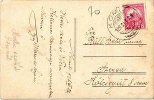 1926 Komló, Komló és Vidéke Hangya fogyasztási szövetkezet üzlete, Pécsi Pannonia sörfőző és Lux Pet...