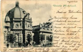 1899 Miskolc, Erzsébet fürdő. Ferenczi B. kiadása  (Rb)