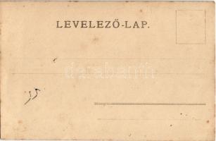 1904 Fürged, Vas Gereben és szülőháza. Mohol I. fényképész Dombóvár. Art Nouveau, photo