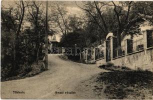 1915 Miskolc, Avasi részlet. Orosz Ferenc felvétele és kiadása