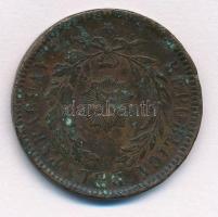 Paraguay 1870. 2c Cu T:2-,ph.,patina
Paraguay 1870. 2 Centesimos Cu C:VF edge error,patina