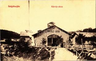 1914 Salgótarján, Károly akna, iparvasút, csillék. W. L. (?) 80. Kiadja Friedler Ármin (EK)