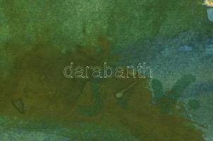 Somlai Vilma (1938-2007):Szénaboglyák, pasztell, papír-farost, jelzett, 29×42 cm