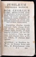 Thomae Mariae Soldati: Instructio de Indulgentia Jubilaei. Romae Anno 1775. Italico fermone edita......