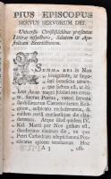Thomae Mariae Soldati: Instructio de Indulgentia Jubilaei. Romae Anno 1775. Italico fermone edita......