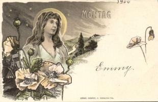 Montag artist pc. Litho