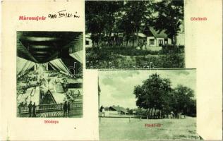 1906 Marosújvár, Uioara, Ocna Mures; Sóbánya, Gőzfürdő, Fürdő út. Kiadja Grünn Géza 586. / salt mine, steam bath, spa (EK)