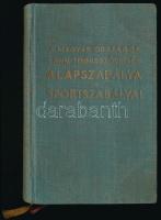 1939 A Magyar Országos Lawn-Tennis Szövetség alapszabályai és sportszabályai, 277p