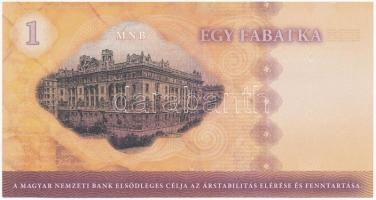 DN 1 Fabatka "MNB" reklámpénz T:II