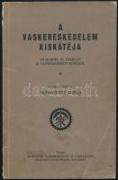 cca 1910-1935 Első Magyar "Steril" Gépgyár Trier és Társa. Árukatalógus, prospektus. Bp.,é.n.,Breier József-ny., 32 p. Magyar és német nyelven. Szövegközti illusztrációkkal. Sérült papírkötésben. + A vaskereskedelem kiskátéja. Összeállította: Weszter Béla. Bp.,(1935),Magyar Vaskereskedők és Vasiparosok Országos Egyesülete. Kiadói papírkötésben