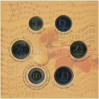 2009. 5Ft-200Ft "Haydn" (7xklf) forgalmi érme sor, benne "Joseph Haydn" Ag emlék...