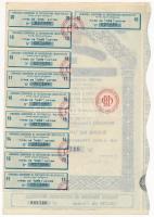 Monaco 1934. "Compagnie Européenne de Participations Industrielles" részvény 1000Fr-ról, s...