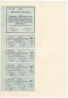 Bácsalmás 1928. "Almás-Járási Takarékpénztár Részvénytársaság" részvénye 20P-ről, szárazpe...