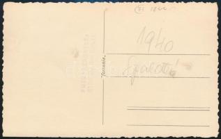 1940 Split, fürdőzők, fotólap, 8×13 cm