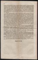 1854 IX. Piusz pápa dogmája Szűz Máriáról. Olasz és latin nyelven. 8p. 24x40 cm