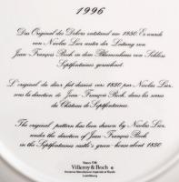 Villeroy&Boch Camellia Rubricanlis emlék tányér, matricás, jelzett, apró kopásnyomokkal, d: 23 c...