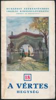 1936-1937 Budapest székesfőváros iskolai kirándulóvonatai 2 száma (16.,18.): Kaposvár, A vértes hegység. Bp., Bp. Székesfőváros Házinyomdája, térképekkel, foltos.