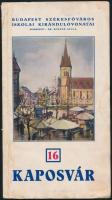 1936-1937 Budapest székesfőváros iskolai kirándulóvonatai 2 száma (16.,18.): Kaposvár, A vértes hegy...