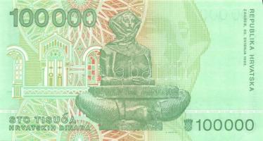 Horvátország 1991-93. 1D, 5D, 10D, 25D, 100D, 50.000D, 100.000D T:I Összesen 7klf db! + Ghana 1980.7...