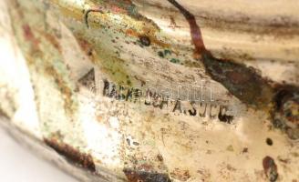 Ezüst (Ag.) kupa, jelzett (Bachruch), gravírozott felirattal "The British Cup", m: 19 cm, ...