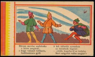 Az okos szabócska képeskönyv. A Tündérvásár kiadása. Kiadói papírkötés, kissé kopottas állapotban