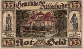 Német Birodalom/Weimari Köztársaság Ritterhude 1921. 25Pf + 50Pf + 75Pf 3 klf teljes sor T:I