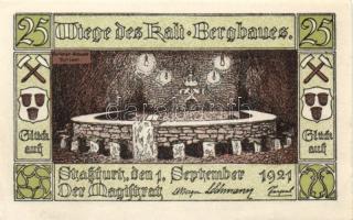 Német Birodalom/Weimari Köztársaság Stassfurt 1921. 25Pf (6X) 6klf, teljes sor T:I