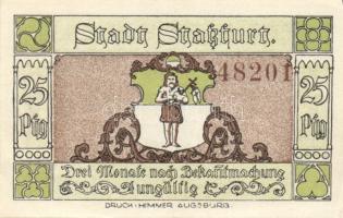 Német Birodalom/Weimari Köztársaság Stassfurt 1921. 25Pf (6X) 6klf, teljes sor T:I