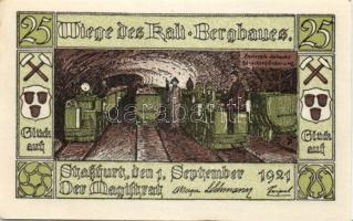 Német Birodalom/Weimari Köztársaság Stassfurt 1921. 25Pf (6X) 6klf, teljes sor T:I