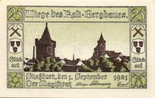 Német Birodalom/Weimari Köztársaság Stassfurt 1921. 25Pf (6X) 6klf, teljes sor T:I