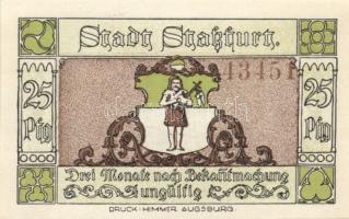 Német Birodalom/Weimari Köztársaság Stassfurt 1921. 25Pf (6X) 6klf, teljes sor T:I