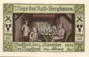 Német Birodalom/Weimari Köztársaság Stassfurt 1921. 25Pf (6X) 6klf, teljes sor T:I