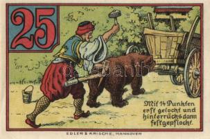 Német Birodalom/Weimari Köztársaság Rinteln 1920. 25Pf + 50Pf + 1M 3klf, teljes sor T:I