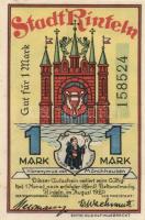 Német Birodalom/Weimari Köztársaság Rinteln 1920. 25Pf + 50Pf + 1M 3klf, teljes sor T:I