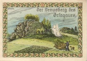 Német Birodalom/Weimari Köztársaság Rehmen 1921. 25Pf (2X)+ 50Pf (4X) 6klf, teljes sor T:I