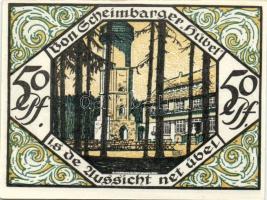Német Birodalom/Weimari Köztársaság Scheibenberg 1921. 50Pf (6X) 6klf, teljes sor T:I