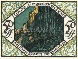 Német Birodalom/Weimari Köztársaság Scheibenberg 1921. 50Pf (6X) 6klf, teljes sor T:I