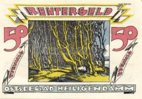 Német Birodalom/Weimari Köztársaság Heiligendamm 1922. 10Pf + 25Pf + 50Pf  3klf, teljes sor T:I