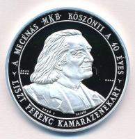 Lebó Ferenc (1960-) 2003. MKB - Liszt Ferenc Kamarazenekar Ag emlékérem dísztokban, ismertető leírással (31,52g/0.999/42mm) T:PP
