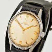 Doxa férfi mechanikus karóral, működik, bőr szíjja, sorozatszáma: 6150957