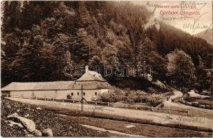 1906 Óhegy, Staré Hory (Besztercebánya, Banská Bystrica); Sturecz alatti vendéglő. Kiadja Lechnitzky / restaurant under Sturec mountain