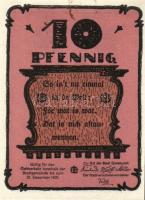 Német Birodalom/Weimari Köztársaság Gadebusch 1922. 10Pf + 25Pf + 50Pf  3klf, teljes sor T:I