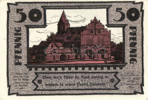 Német Birodalom/Weimari Köztársaság Gadebusch 1922. 10Pf + 25Pf + 50Pf  3klf, teljes sor T:I