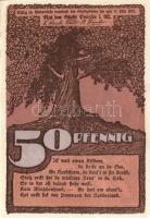 Német Birodalom/Weimari Köztársaság Penzlin 1922. 10Pf + 25Pf + 50Pf  3klf, teljes sor T:I