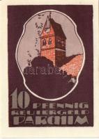 Német Birodalom/Weimari Köztársaság/ Parchim 1922. 10Pf, 25Pf, 50Pf 3klf teljes sor T:I