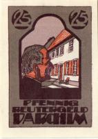 Német Birodalom/Weimari Köztársaság/ Parchim 1922. 10Pf, 25Pf, 50Pf 3klf teljes sor T:I