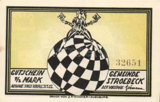 Német Birodalom/Weimari Köztársaság Stroebeck 1921. 1/2M (6x) 6klf  teljes sor T:I