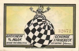 Német Birodalom/Weimari Köztársaság Stroebeck 1921. 1/2M (6x) 6klf  teljes sor T:I